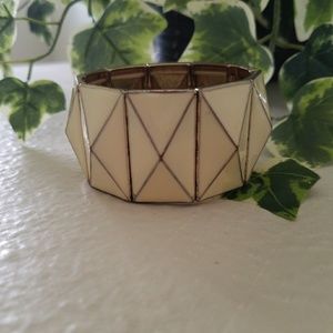 Cream bangles